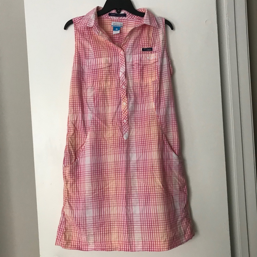 Plaid print dress